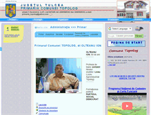 Tablet Screenshot of primariatopolog.paginadestart.com